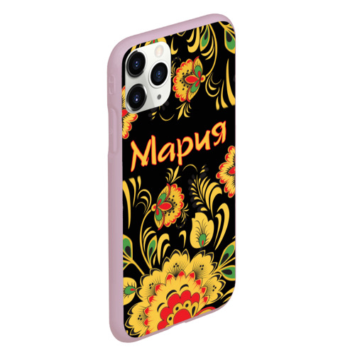 Чехол для iPhone 11 Pro матовый Мария, роспись под хохлому - фото 3