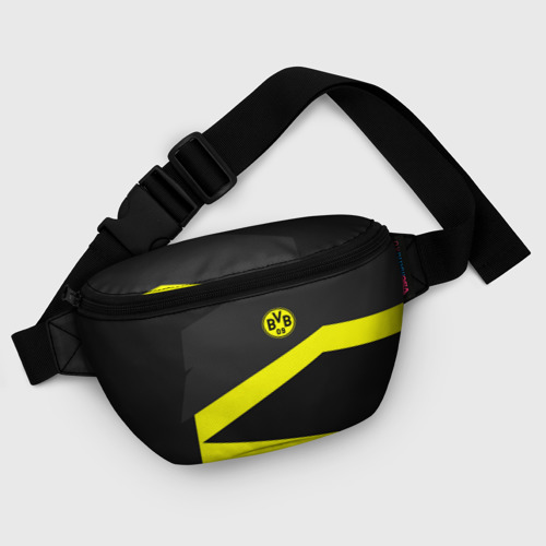 Поясная сумка 3D с принтом Borussia 2018 Geometry Sport, фото #5