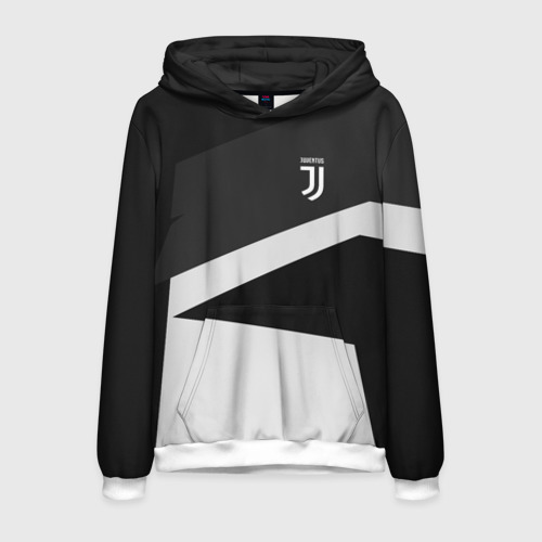 Мужская толстовка 3D Juventus 2018 Geometry Sport, цвет белый