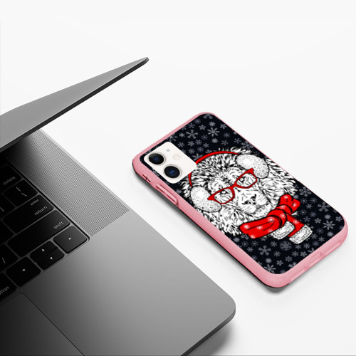 Чехол для iPhone 11 матовый Лев Фото 01 Чехол для iPhone 11 матовый Лев Фото 01