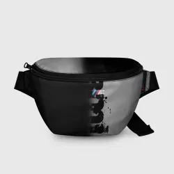 Поясная сумка 3D BmW m black grey БМВ