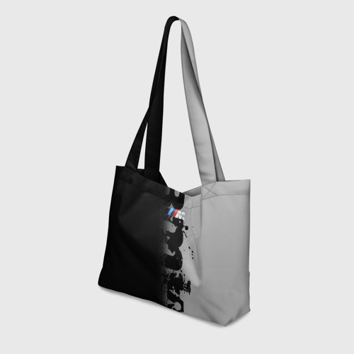 Пляжная сумка 3D BmW m black grey БМВ - фото 3