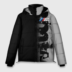 Мужская зимняя куртка 3D BmW m black grey БМВ