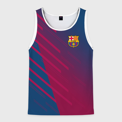 Мужская майка 3D FC Barca 2018 Creative uniform, цвет 3D печать