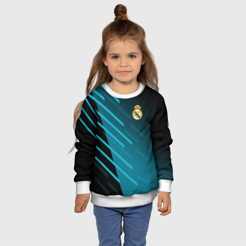 Детский свитшот 3D Real Madrid Creative uniform, цвет 3D печать - фото 7