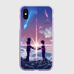 Чехол для iPhone XS Max матовый Your name 3