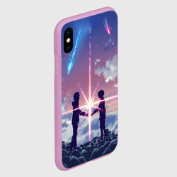 Чехол для iPhone XS Max матовый Your name 3 - фото 2