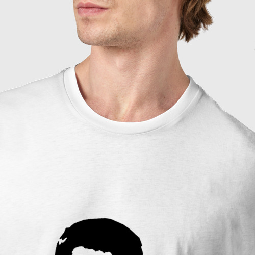 Мужская футболка хлопок Бойцовский клуб, цвет белый - фото 6