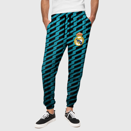 Мужские брюки 3D Real Madrid Creative uniform, цвет 3D печать - фото 4