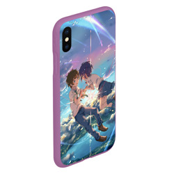 Чехол для iPhone XS Max матовый Your name 6 - фото 2