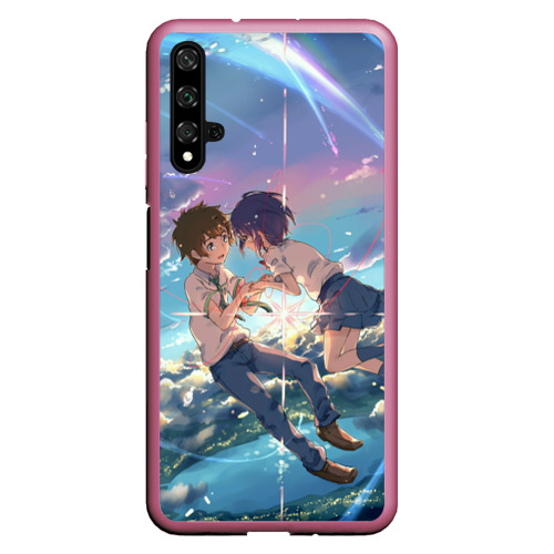 Чехол для Honor 20 Your name 6, цвет малиновый