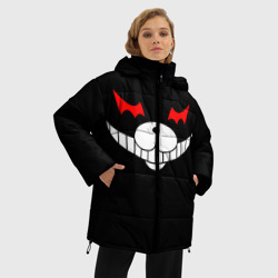 Женская зимняя куртка Oversize Monokuma Black - фото 2