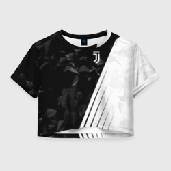 Женская футболка Crop-top 3D Juventus Ювентус