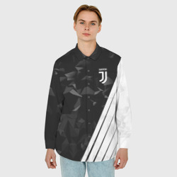 Мужская рубашка oversize 3D Juventus Ювентус - фото 2
