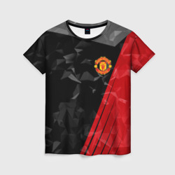 Женская футболка 3D Манчестер Юнайтед FCMU Manchester united