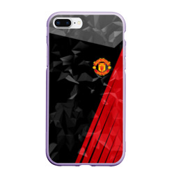 Чехол для iPhone 7Plus/8 Plus матовый Манчестер Юнайтед FCMU Manchester united