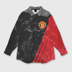 Мужская рубашка oversize 3D Манчестер Юнайтед FCMU Manchester united