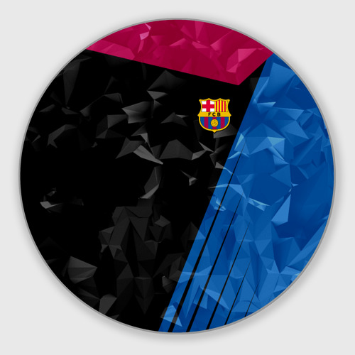 Круглый коврик для мышки FC BARCELONA