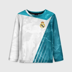 Детский лонгслив 3D Реал Мадрид Real Madrid