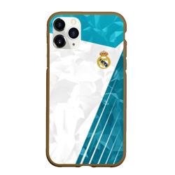 Чехол для iPhone 11 Pro Max матовый Реал Мадрид Real Madrid