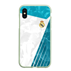 Чехол для iPhone XS Max матовый Реал Мадрид Real Madrid