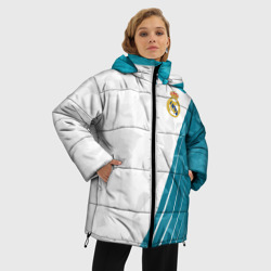 Женская зимняя куртка Oversize Реал Мадрид Real Madrid - фото 2