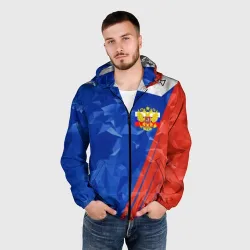 Мужская ветровка 3D Russia - Tricolor Collection - фото 2
