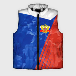 Мужской жилет утепленный 3D Russia - Tricolor Collection