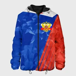 Мужская куртка 3D Russia - Tricolor Collection