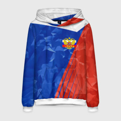 Мужская толстовка 3D Russia - Tricolor Collection