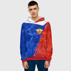 Мужская толстовка 3D Russia - Tricolor Collection - фото 2