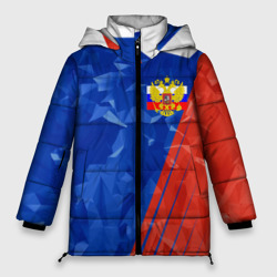Женская зимняя куртка Oversize Russia - Tricolor Collection