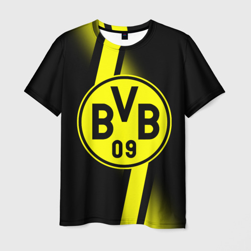 Мужская футболка 3D FC Borussia 2018 Storm, цвет 3D печать