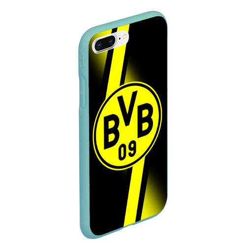 Чехол для iPhone 7Plus/8 Plus матовый FC Borussia 2018 Storm, цвет мятный - фото 3