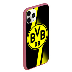 Чехол для iPhone 11 Pro Max матовый FC Borussia 2018 Storm - фото 2
