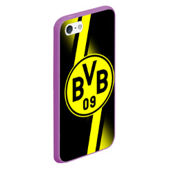 Чехол для iPhone 5/5S матовый FC Borussia 2018 Storm - фото 2