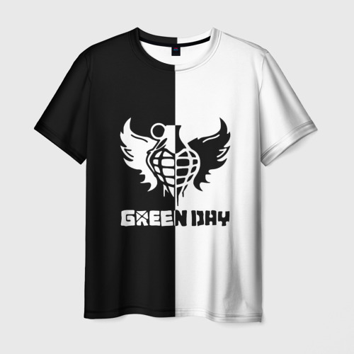 Мужская футболка 3D Green Day Фото 01 Мужская футболка 3D Green Day Фото 01