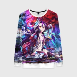Женский свитшот 3D Космическое ониме