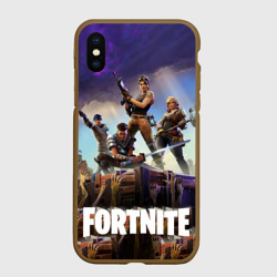 Чехол для iPhone XS Max матовый Fortnite