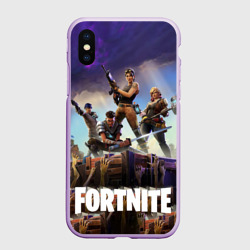 Чехол для iPhone XS Max матовый Fortnite