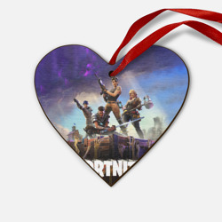 Деревянная игрушка Сердце Fortnite