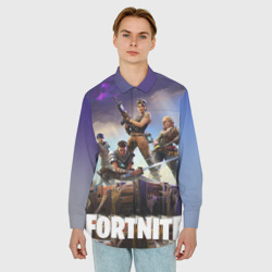 Мужская рубашка oversize 3D Fortnite - фото 2