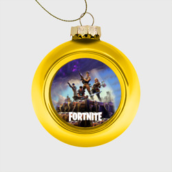 Ёлочный шар стеклянный/пластиковый Fortnite