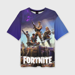 Женская футболка oversize 3D Fortnite