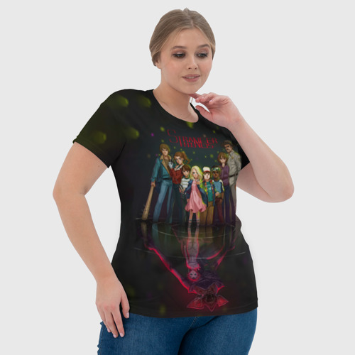 Женская футболка 3D Stranger Things 2, цвет 3D печать - фото 6