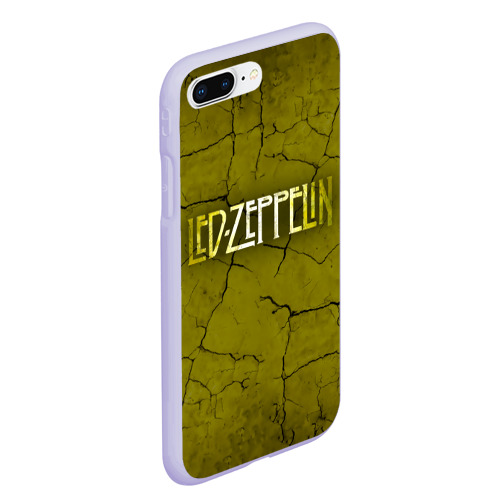 Чехол для iPhone 7Plus/8 Plus матовый Led Zeppelin, цвет светло-сиреневый - фото 3