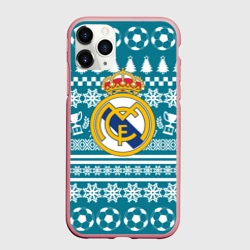 Чехол для iPhone 11 Pro матовый Ronaldo 7 Новогодний
