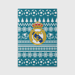 Обложка для паспорта матовая кожа Ronaldo 7 Новогодний