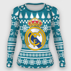 Женский рашгард 3D Ronaldo 7 Новогодний