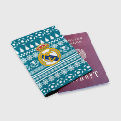Обложка для паспорта матовая кожа Ronaldo 7 Новогодний - фото 2